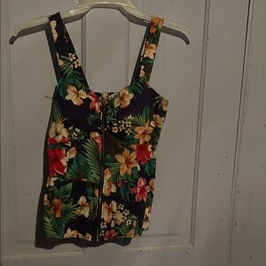 Liberty Love Floral Print Crop Top - Multicolor